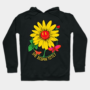 Fly flow flower Hoodie